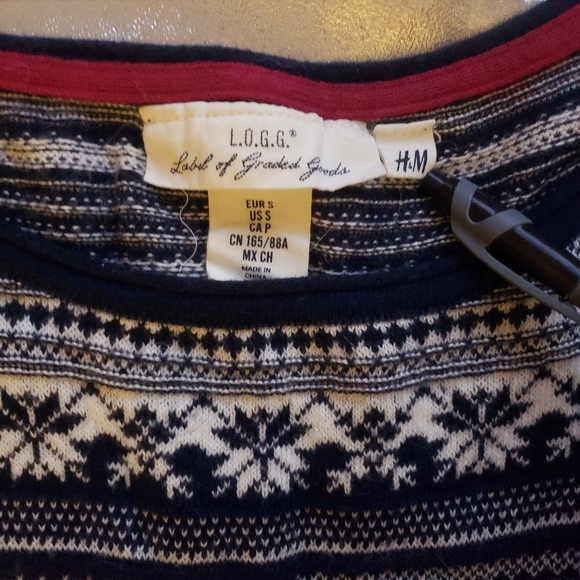 ALPACA FAIR ISLE LONG SLEEVE SWEATER DRESS SMALL - Picture 8 of 9